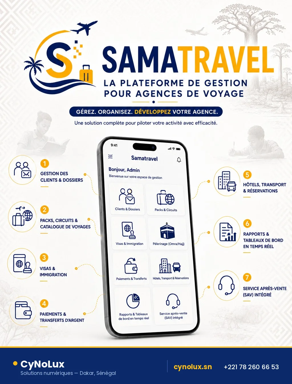 Affiche produit SamaTravel